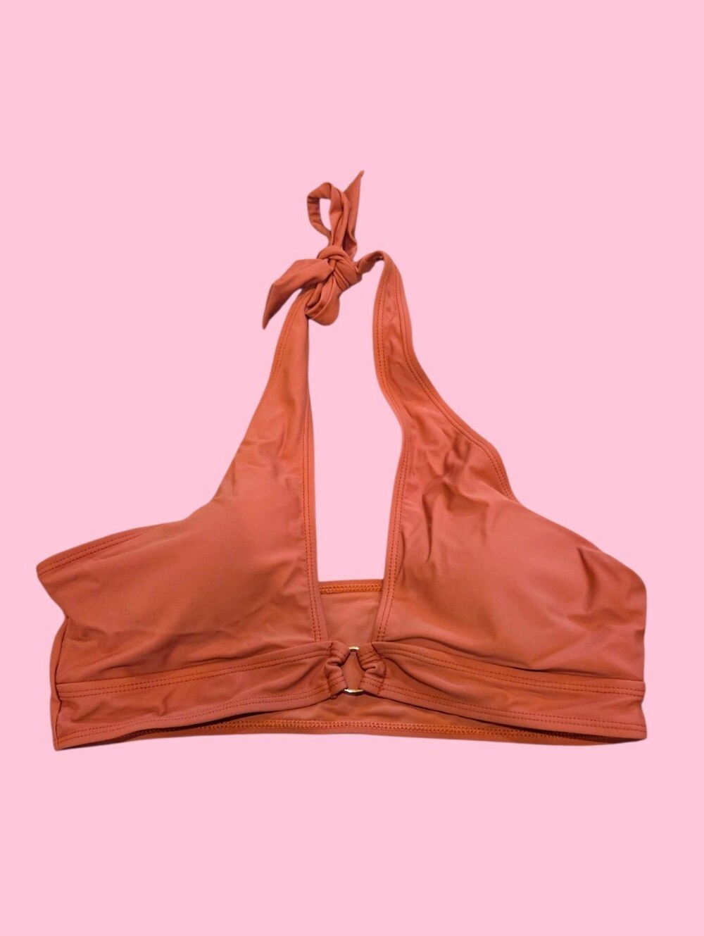 Women's Tie-Back Halter Bikini Top